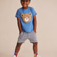 Huxbaby Furry Huxbear Marine Blue Tee