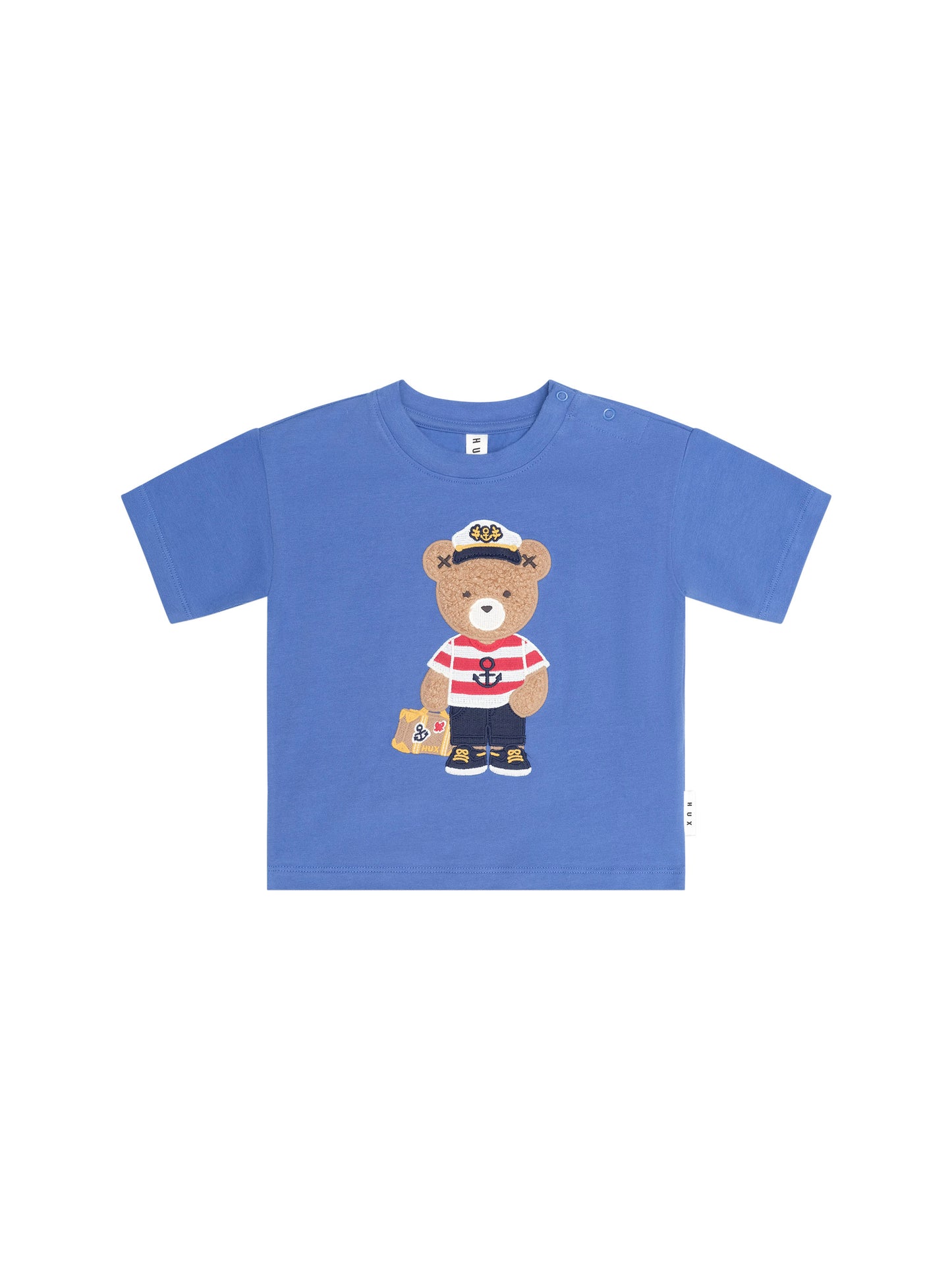 Huxbaby Nautical Hux Drop Shoulder Slouchy Tee Cobalt