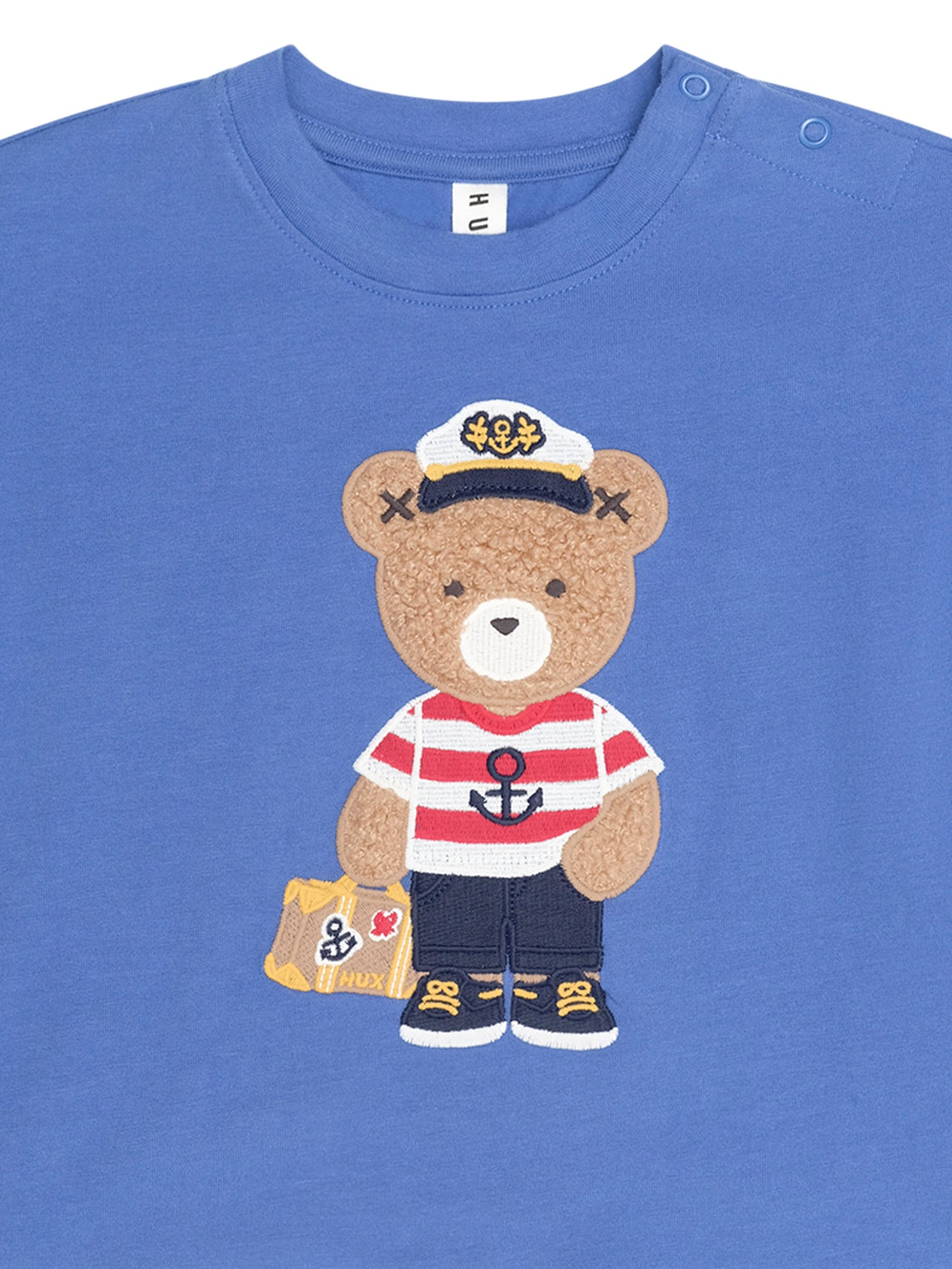 Huxbaby Nautical Hux Drop Shoulder Slouchy Tee Cobalt