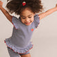 Huxbaby Ink Stripe Peplum Tee