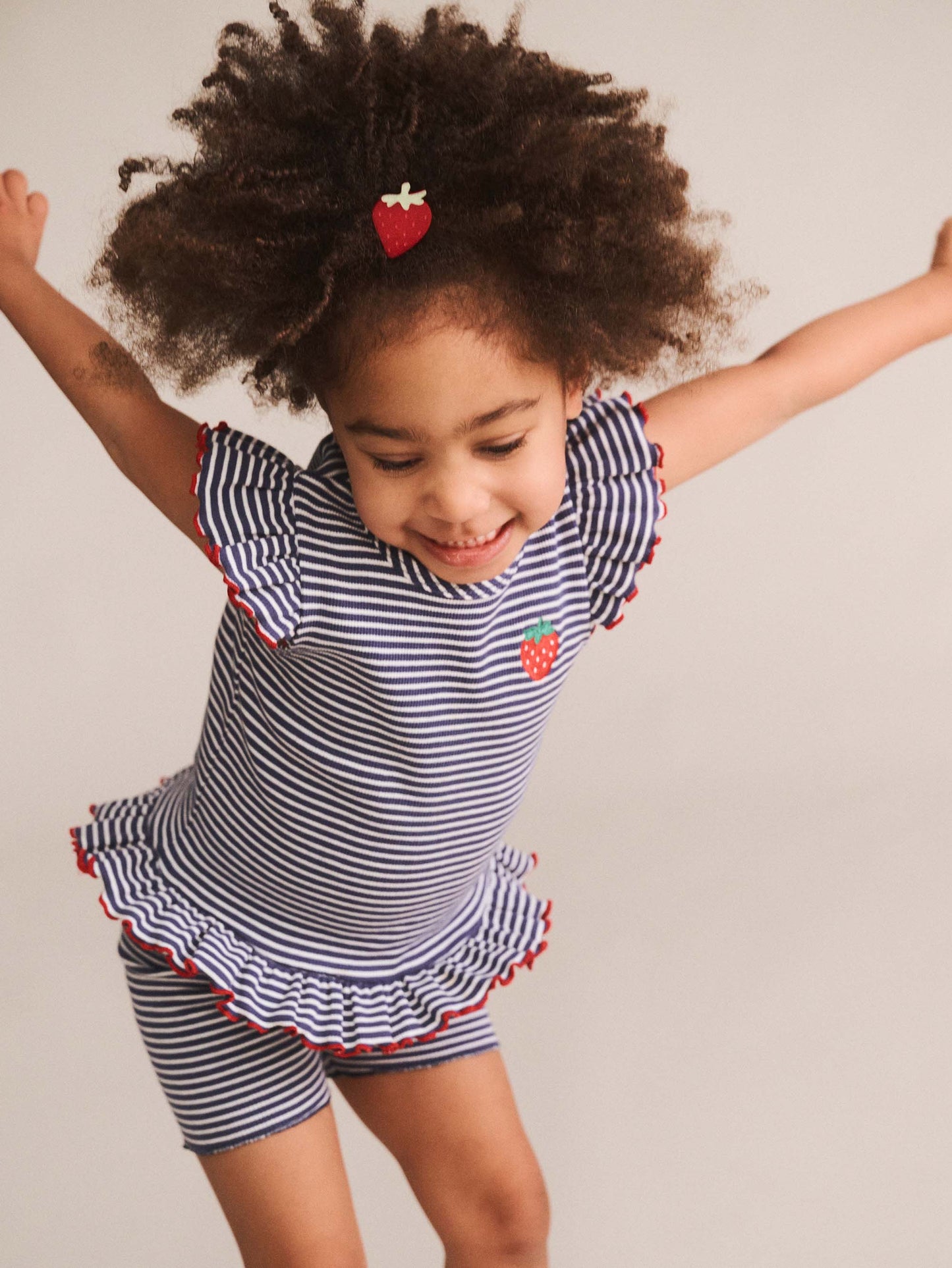 Huxbaby Ink Stripe Peplum Tee