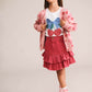 Huxbaby Cherry Bow Tee White