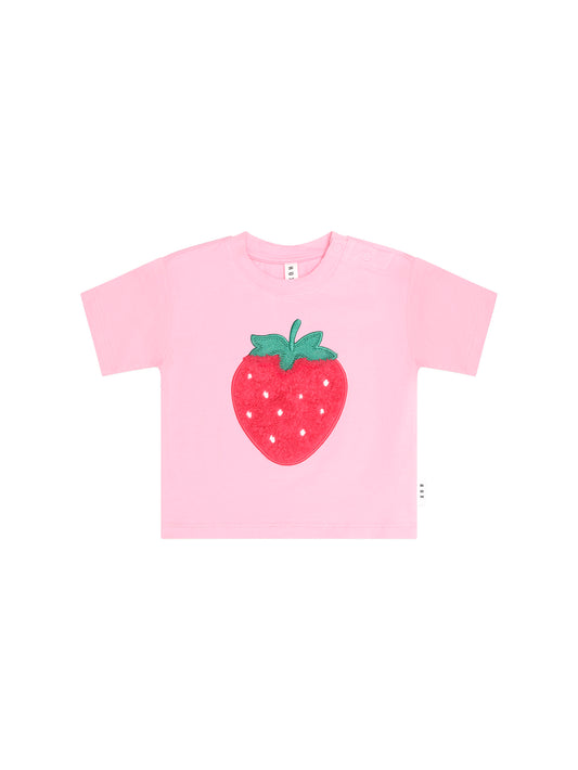 Huxbaby Furry Strawberry Slouchy Tee