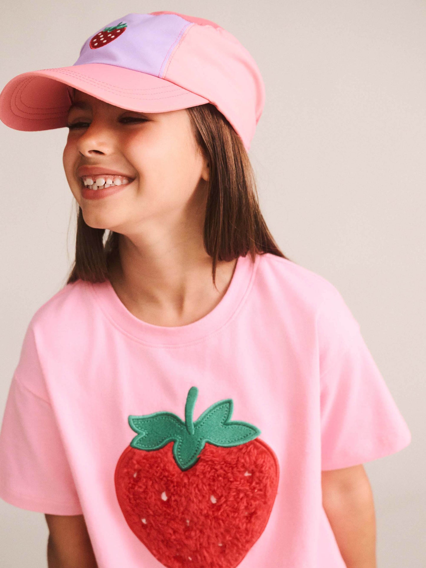 Huxbaby Furry Strawberry Slouchy Tee