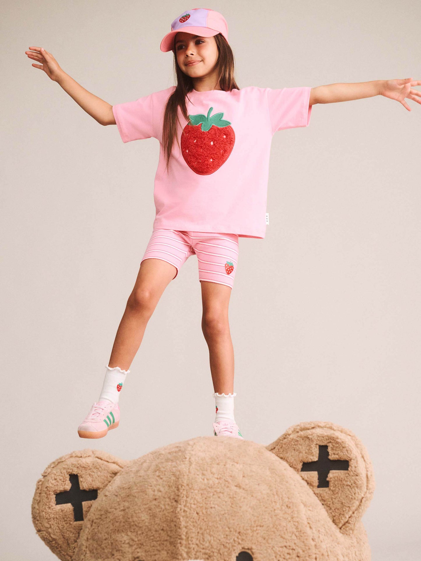 Huxbaby Furry Strawberry Slouchy Tee