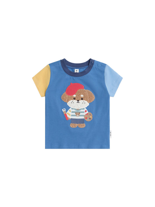 Huxbaby Parisian Painter Pup Tee