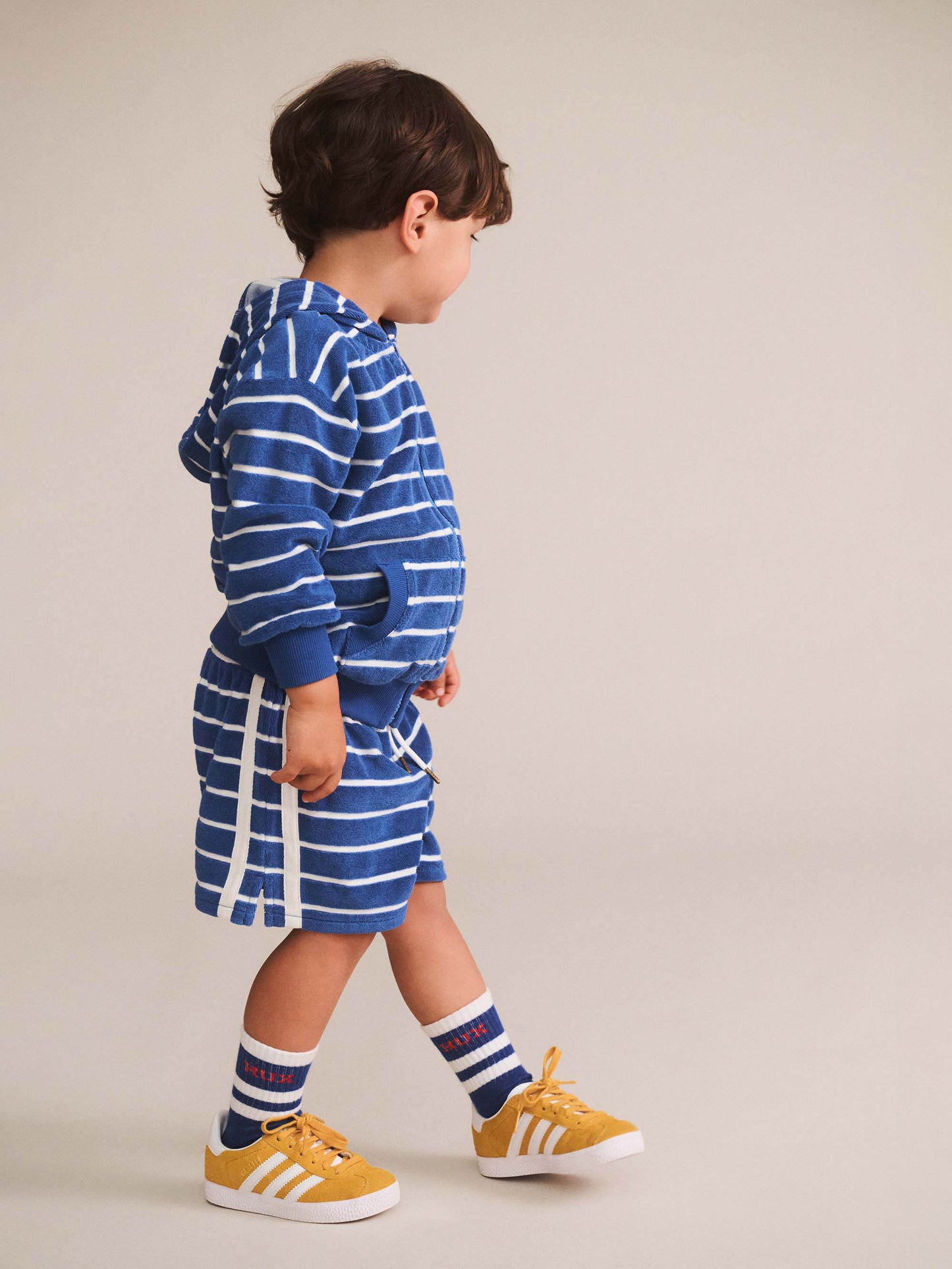 Huxbaby Nautical Hux Towelling Zip Hoodie