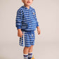 Huxbaby Nautical Hux Towelling Zip Hoodie
