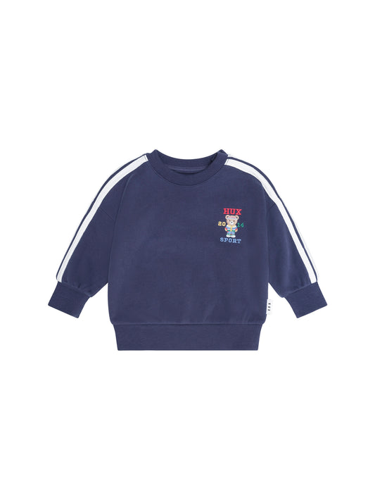 Huxbaby Hux Sport Sporty Stripe Sweatshirt Ink
