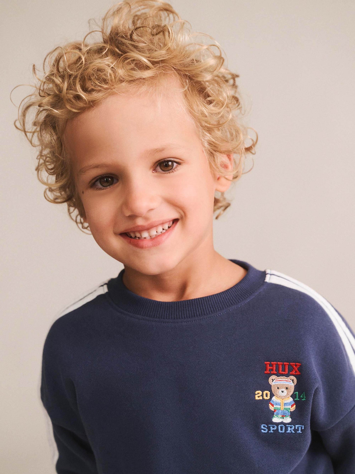 Huxbaby Hux Sport Sporty Stripe Sweatshirt Ink