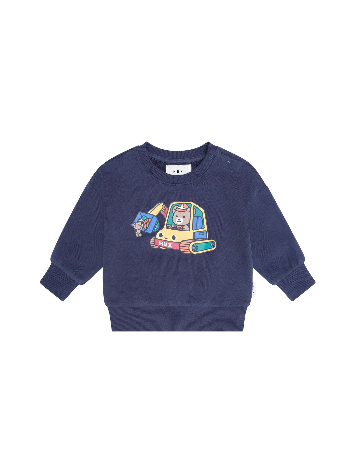Huxbaby Excavator Hux Sweatshirt Ink