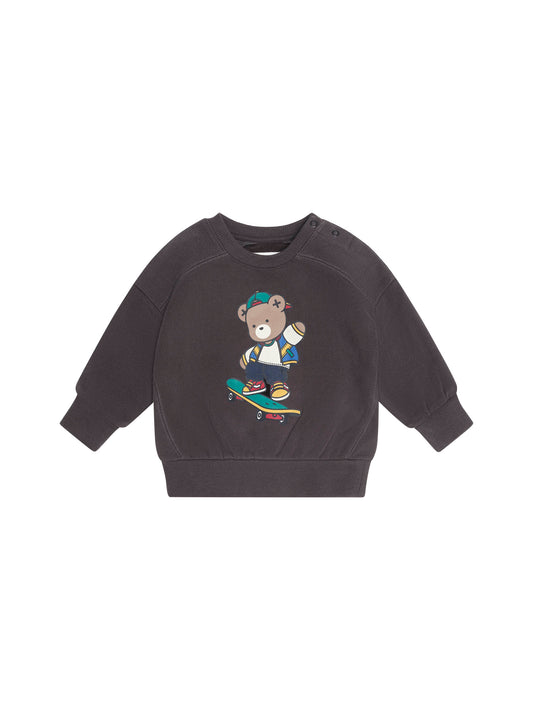 Huxbaby Skater Hux Sweatshirt Soft Black