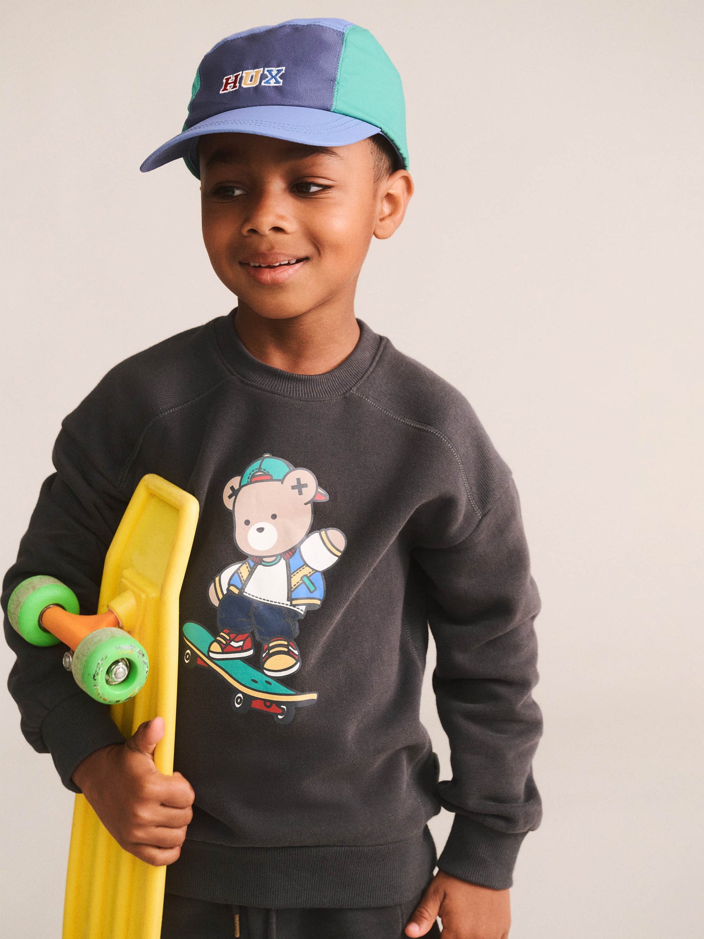 Huxbaby Skater Hux Sweatshirt Soft Black