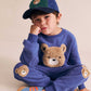 Huxbaby Furry Huxbear Cobalt Sweatshirt