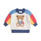 Huxbaby Varsity Huxbear Spliced Sweatshirt