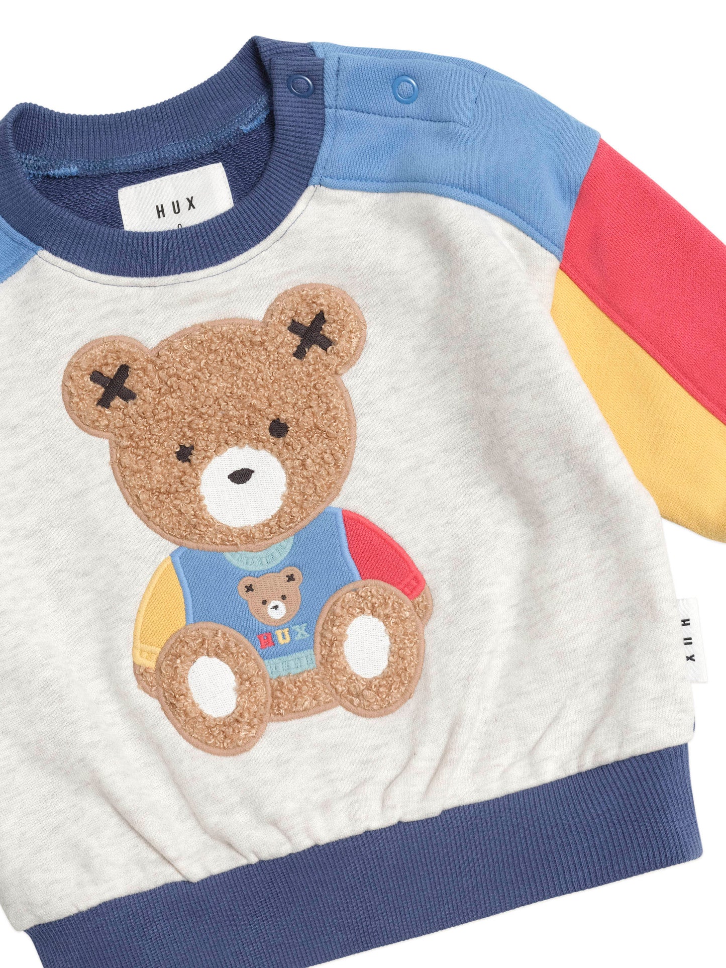 Huxbaby Varsity Huxbear Spliced Sweatshirt