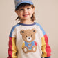 Huxbaby Varsity Huxbear Spliced Sweatshirt