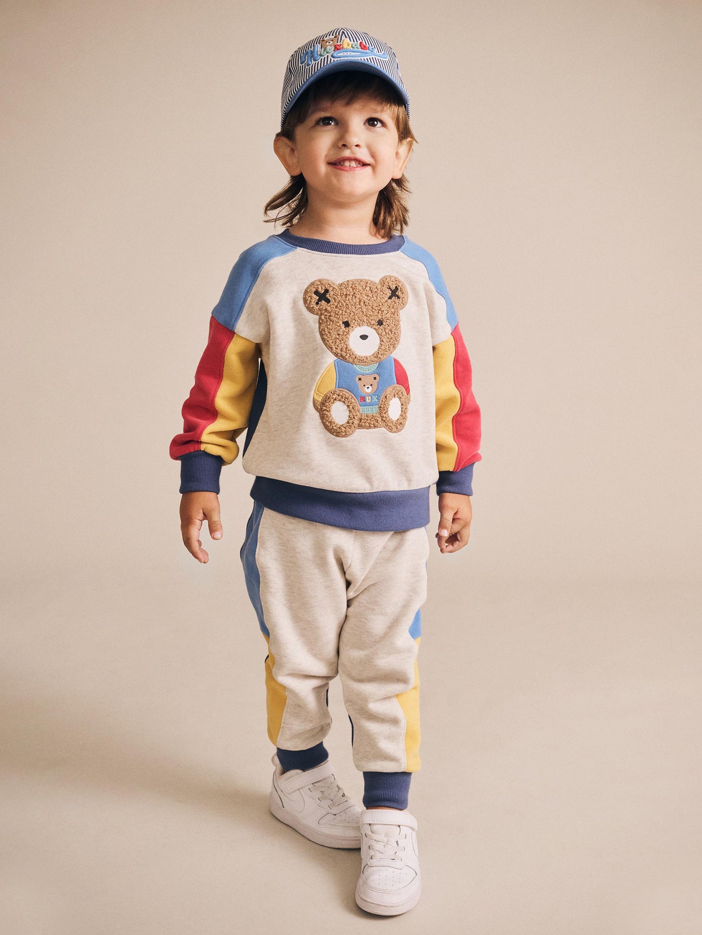 Huxbaby Varsity Huxbear Spliced Sweatshirt