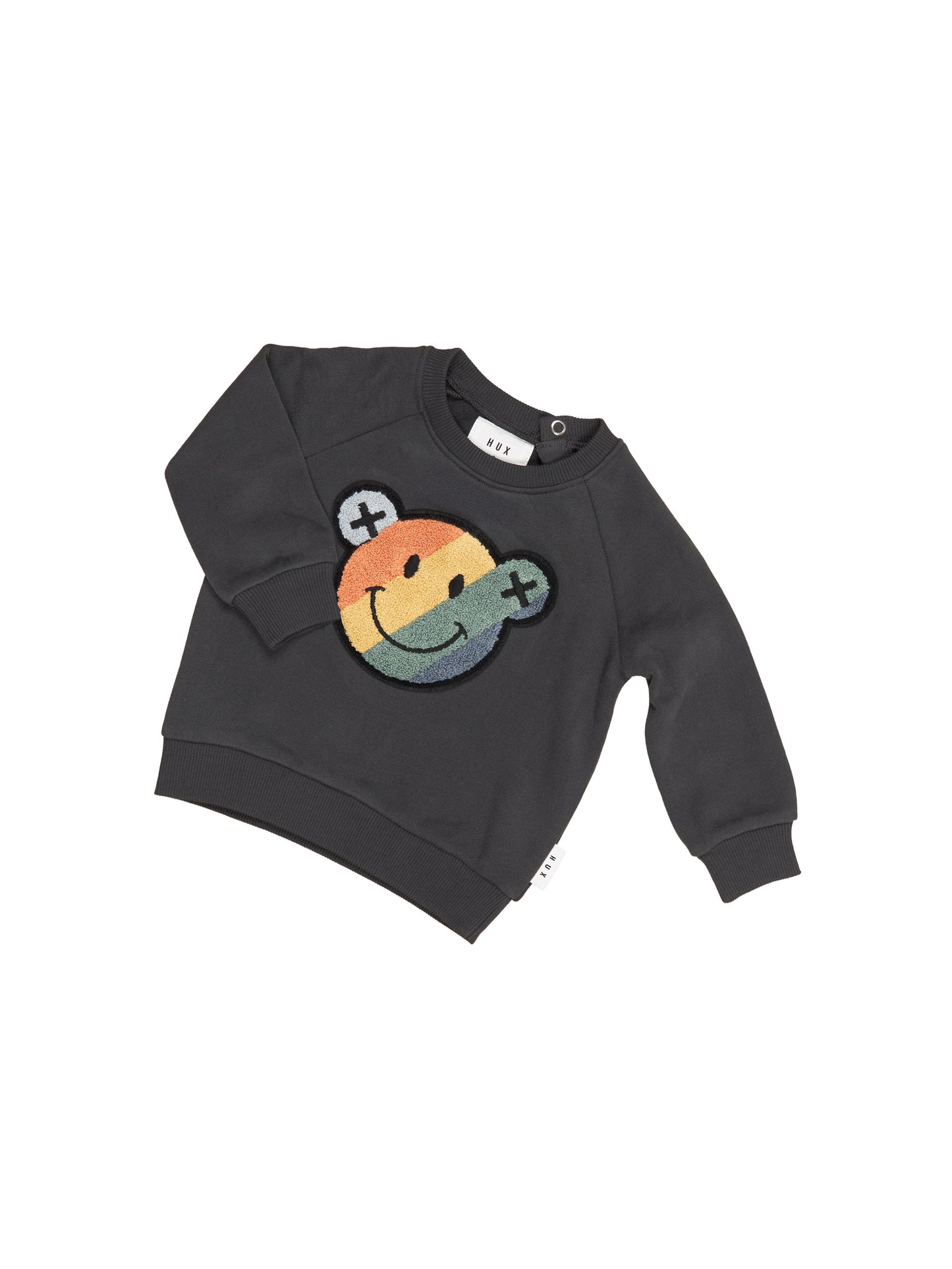 Huxbaby Smiley Rainbow Sweatshirt