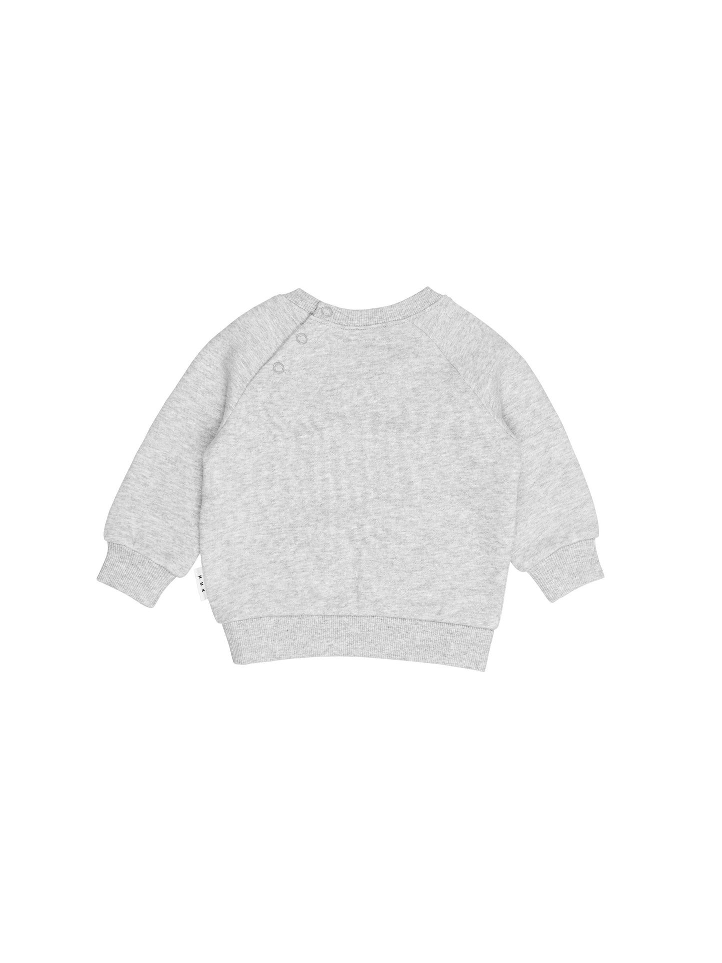 Huxbaby Dino Dog Sweatshirt Grey Marle