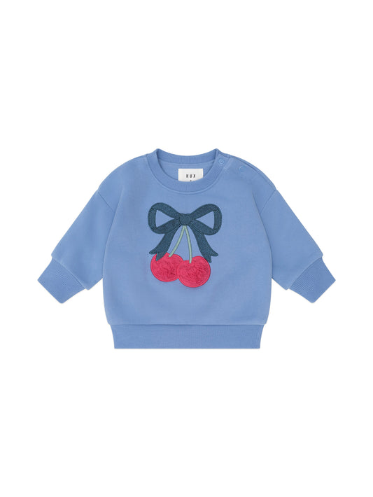 Huxbaby Cherry Bow Sweatshirt