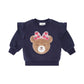 Huxbaby Strawberry Fields Huxette Bow Sweatshirt