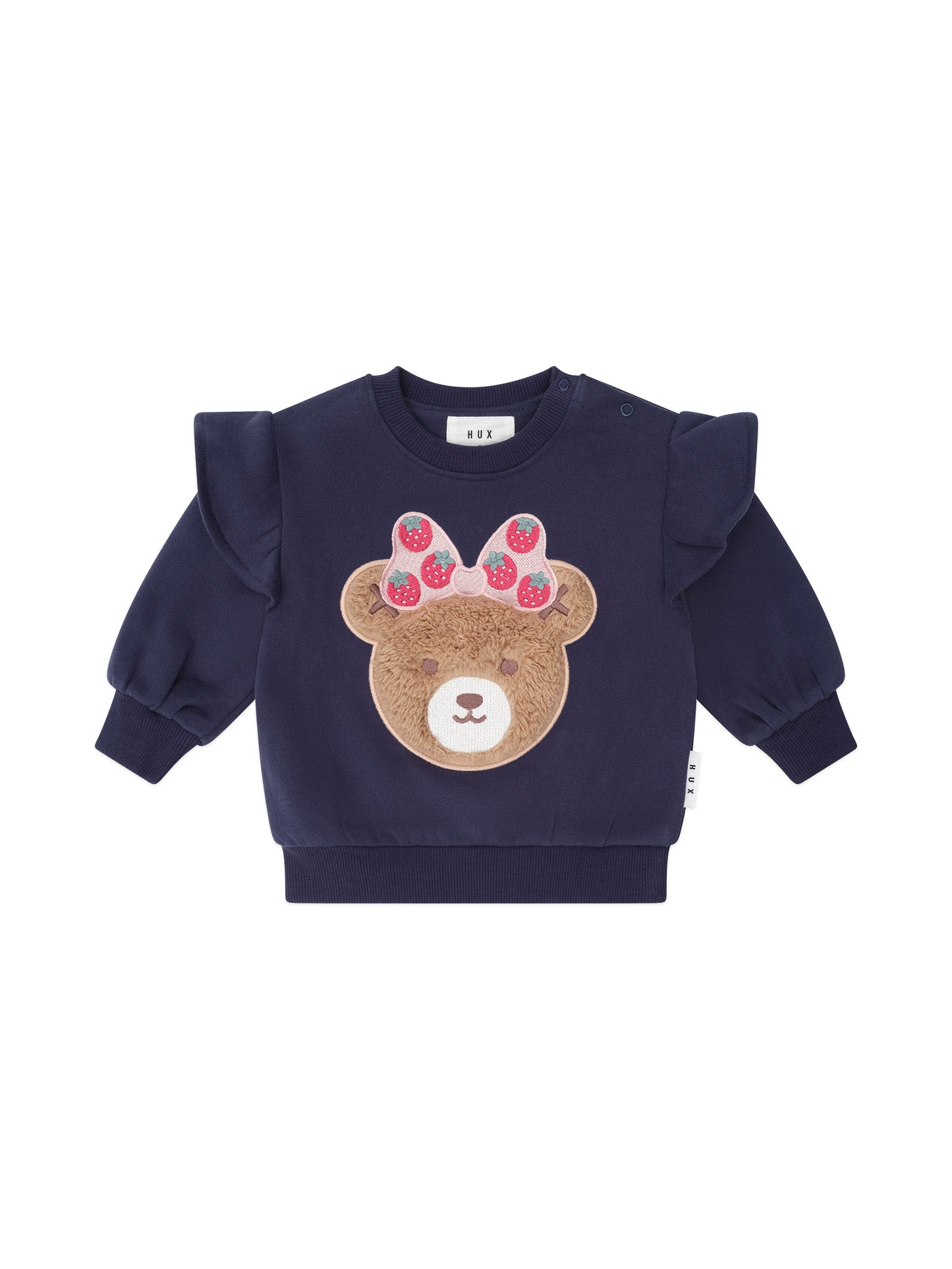 Huxbaby Strawberry Fields Huxette Bow Sweatshirt