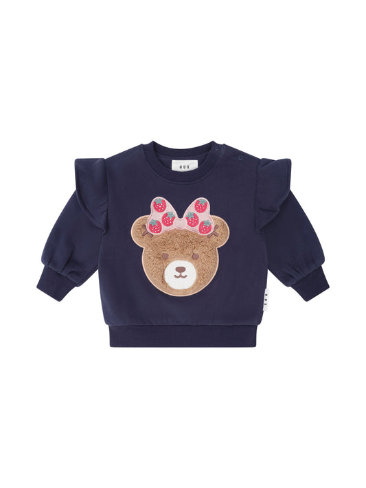 Huxbaby Strawberry Fields Huxette Bow Sweatshirt