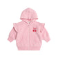Huxbaby Zip Up Frill Hoodie Apricot