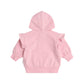Huxbaby Zip Up Frill Hoodie Apricot