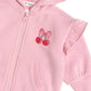 Huxbaby Zip Up Frill Hoodie Apricot
