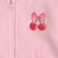 Huxbaby Zip Up Frill Hoodie Apricot