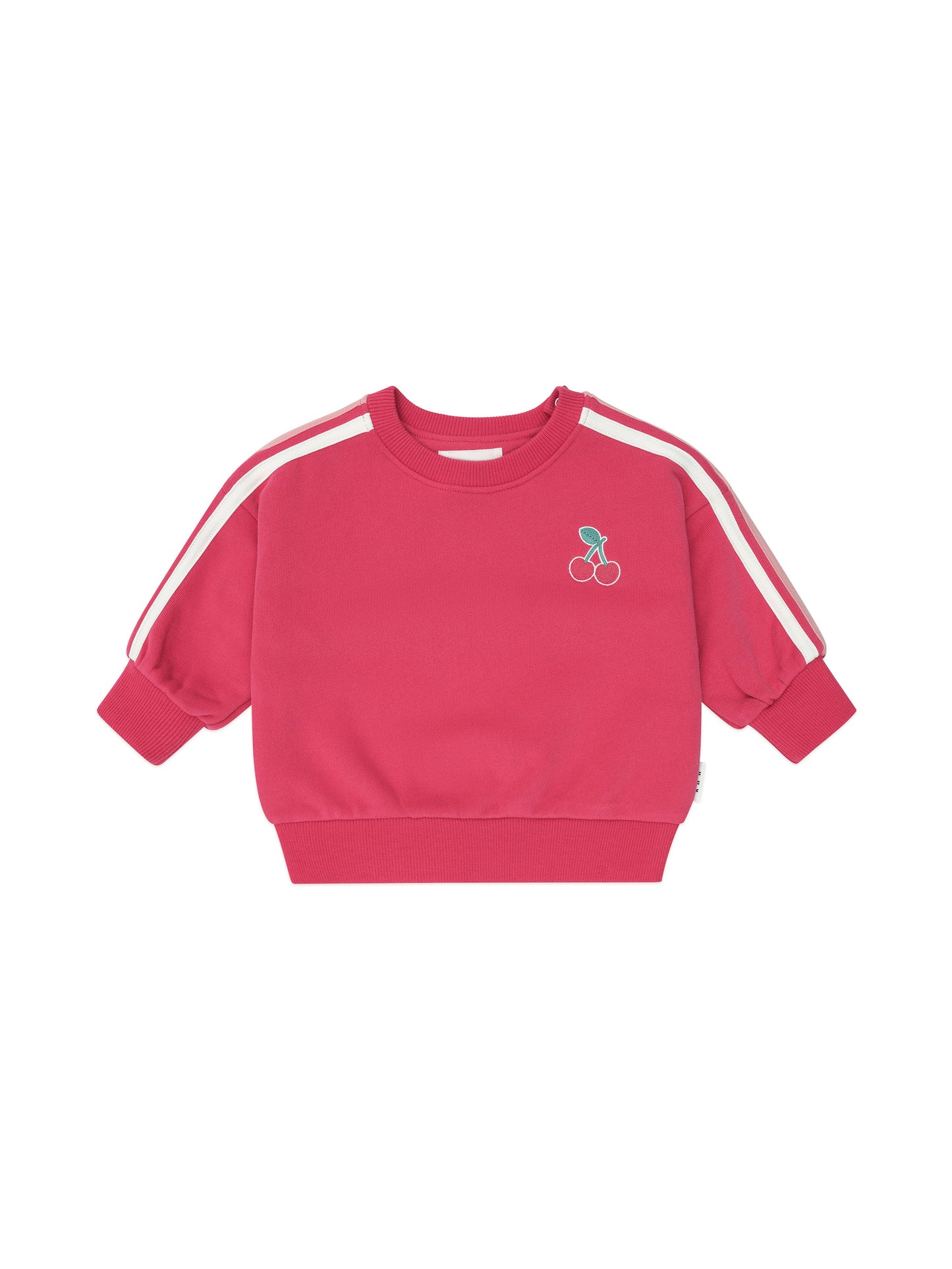 Huxbaby Cherry Racer Stripe Sweatshirt