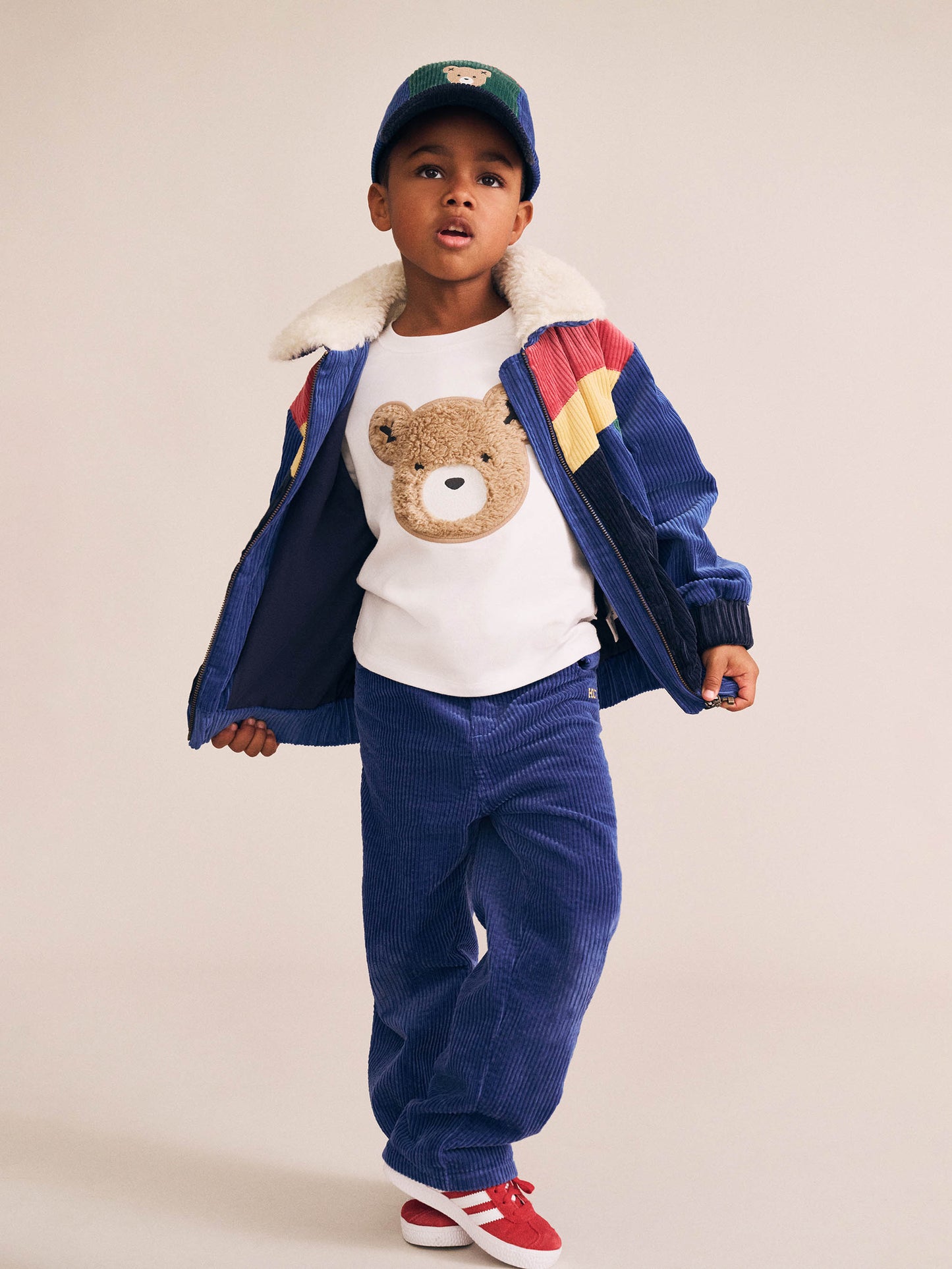 Huxbaby Colour Block Cord Jacket