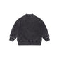 Huxbaby Black Knit Denim Patches Jacket