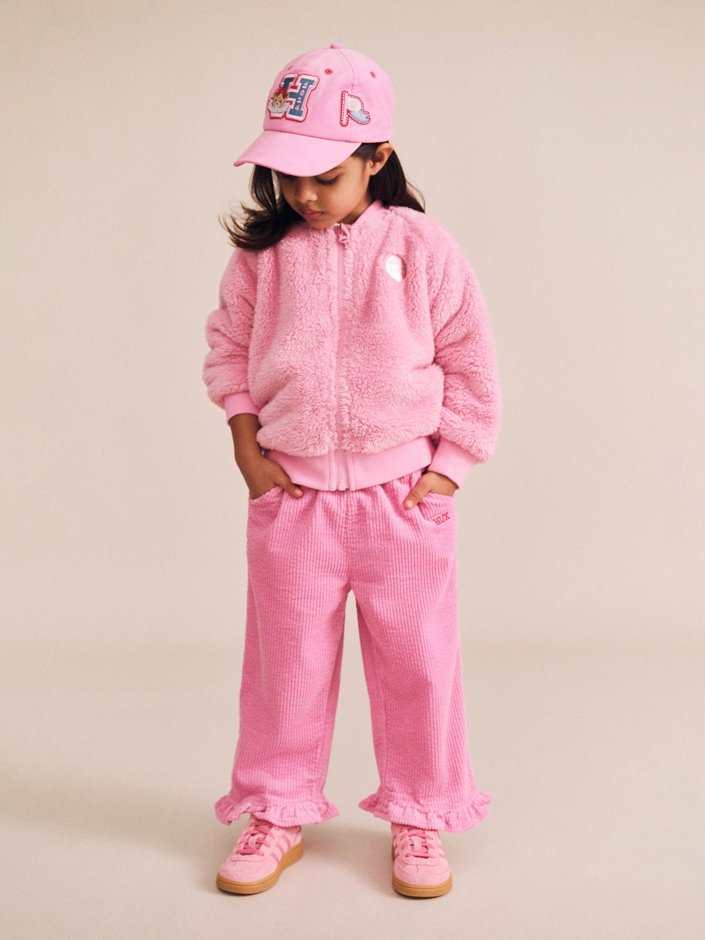 Huxbaby Varsity Huxette Fur Jacket