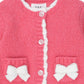 Huxbaby Crochet Bow Cardi