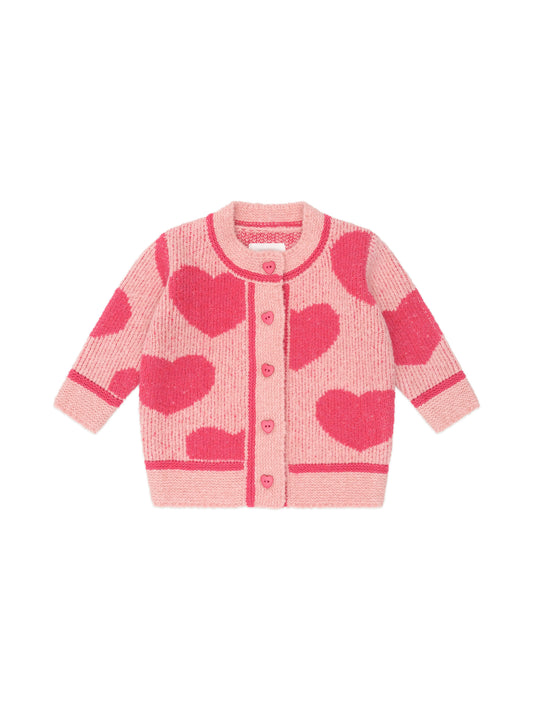 Huxbaby Heart Tipped Cardi