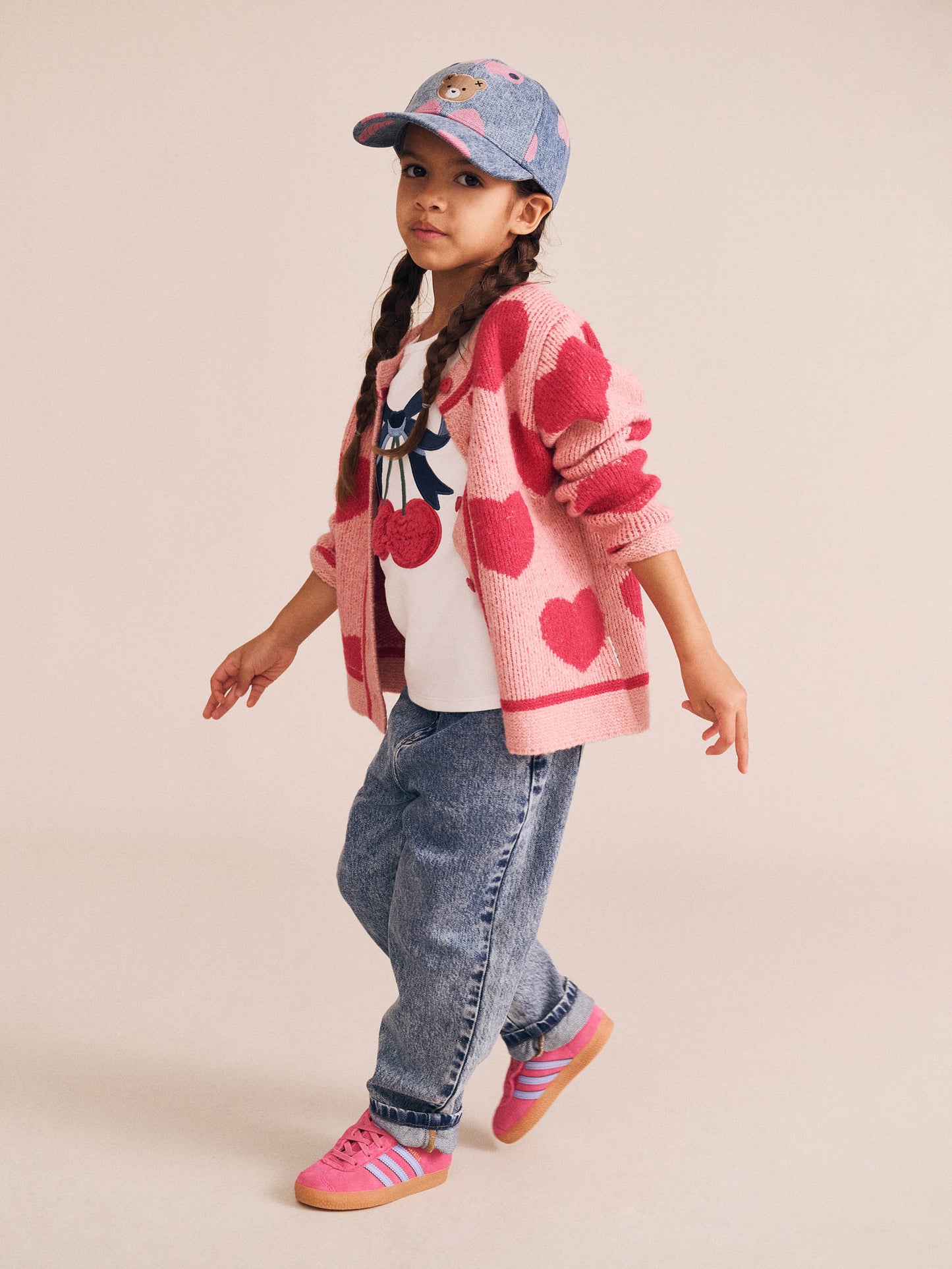 Huxbaby Heart Tipped Cardi