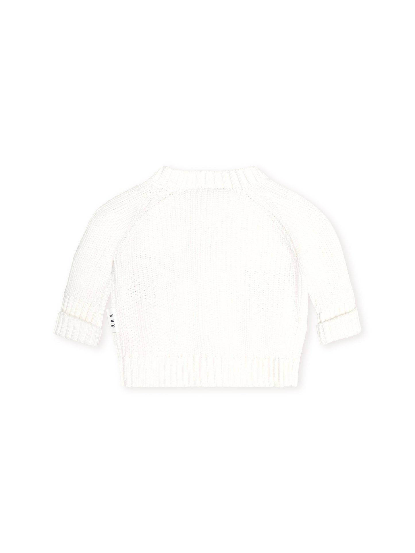 Huxbaby Peekaboo Hux Cardigan Almond Milk