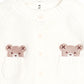 Huxbaby Peekaboo Hux Cardigan Almond Milk