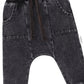 Huxbaby Black Knit Denim 5 Pocket Pant