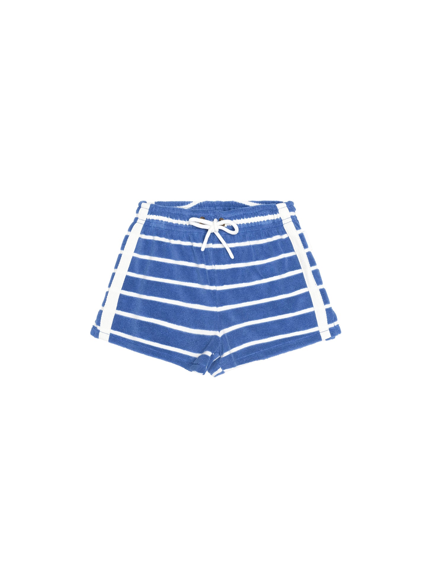 Huxbaby Nautical Stripe Towelling Short Cobalt | White