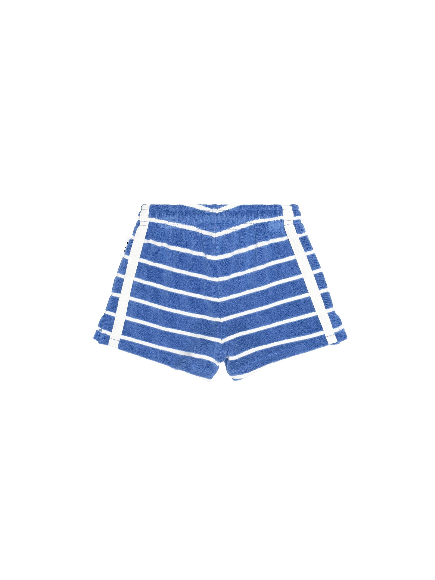 Huxbaby Nautical Stripe Towelling Short Cobalt | White