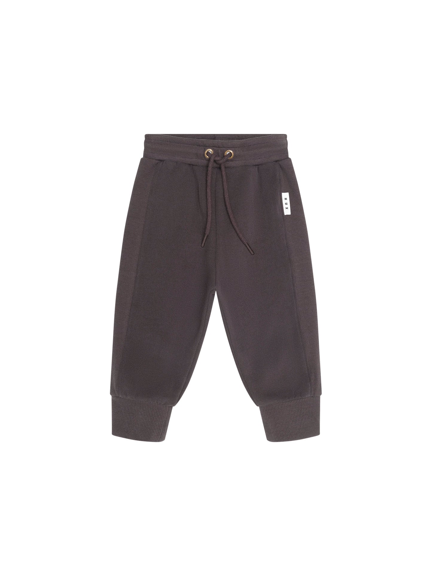 Huxbaby Soft Black Moto Trackpant