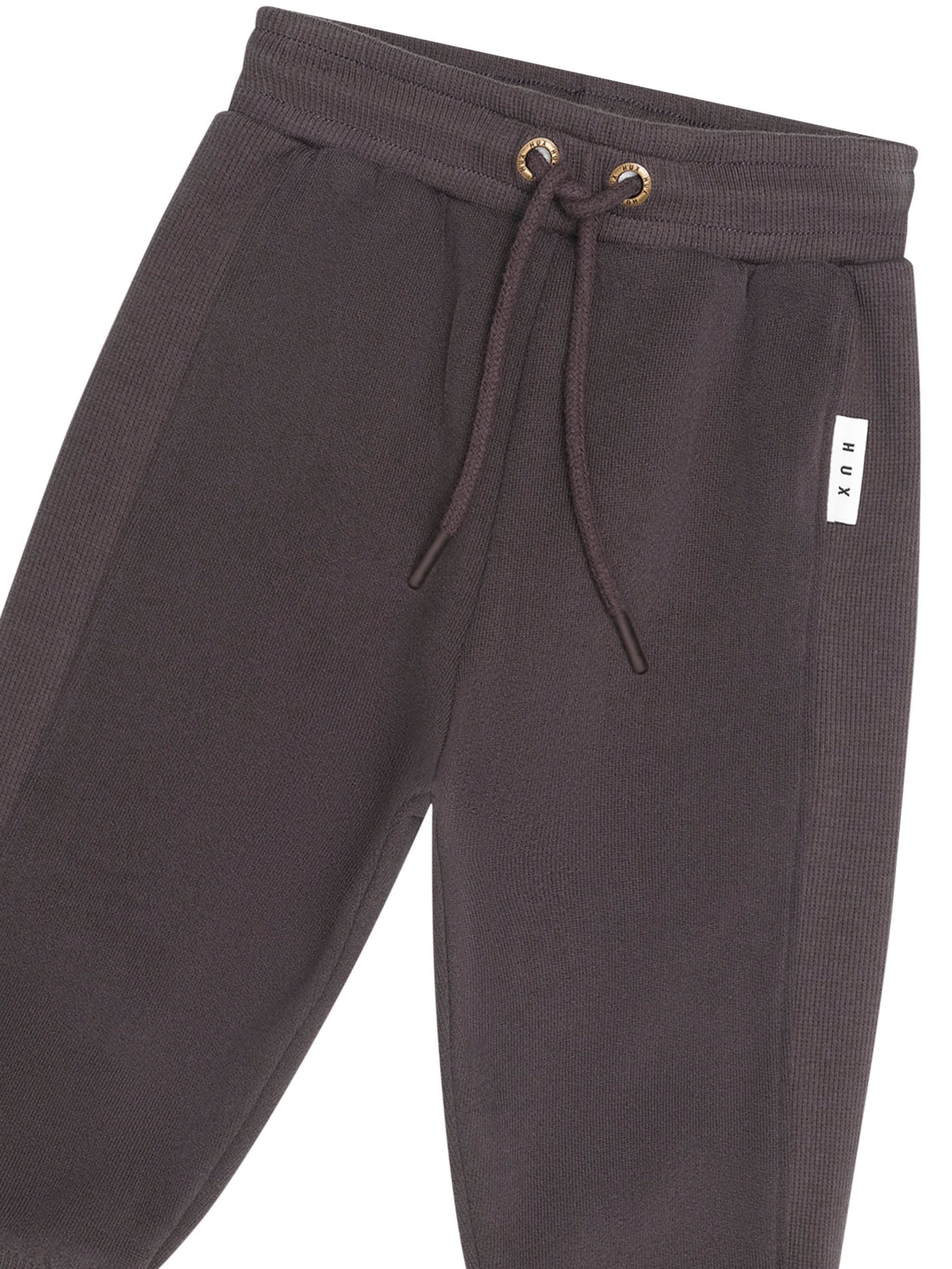 Huxbaby Soft Black Moto Trackpant