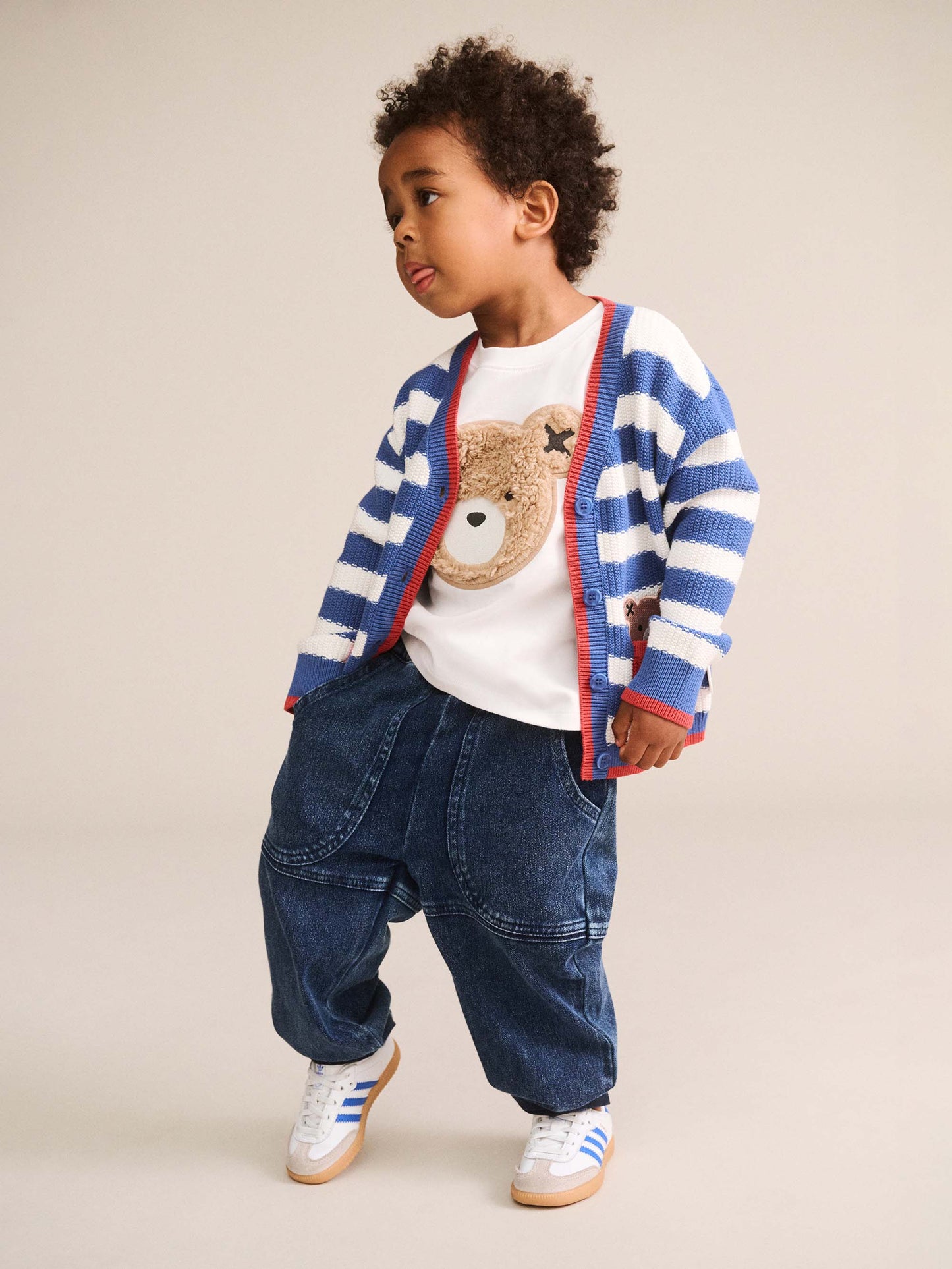 Huxbaby Knit Denim Pocket Pant