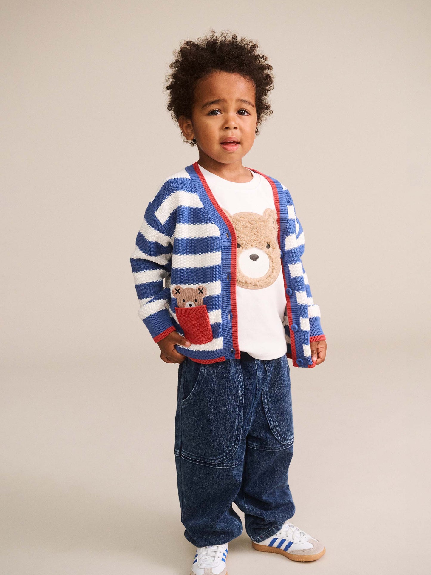 Huxbaby Knit Denim Pocket Pant