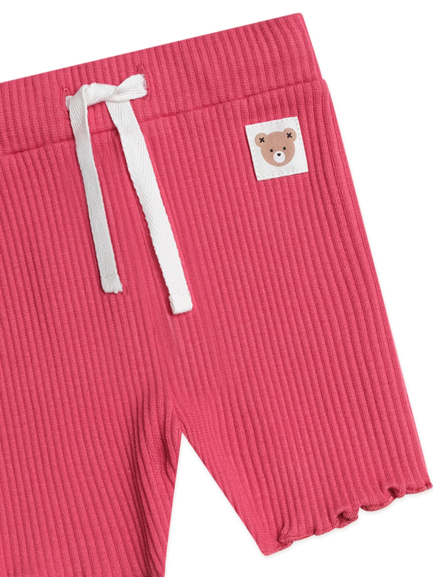 Huxbaby Cherry Rib Bike Shortie