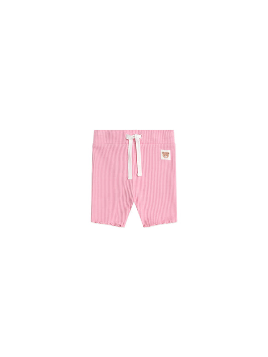 Huxbaby Pink Rib Bike Shortie